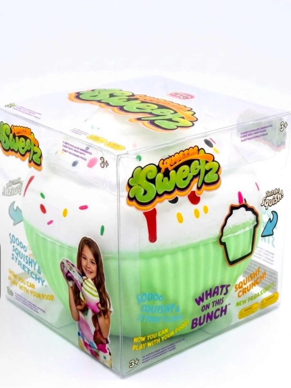 Cupcake Squishy Toy Squeezee  NEW Sealed   + RMS mini dumpling